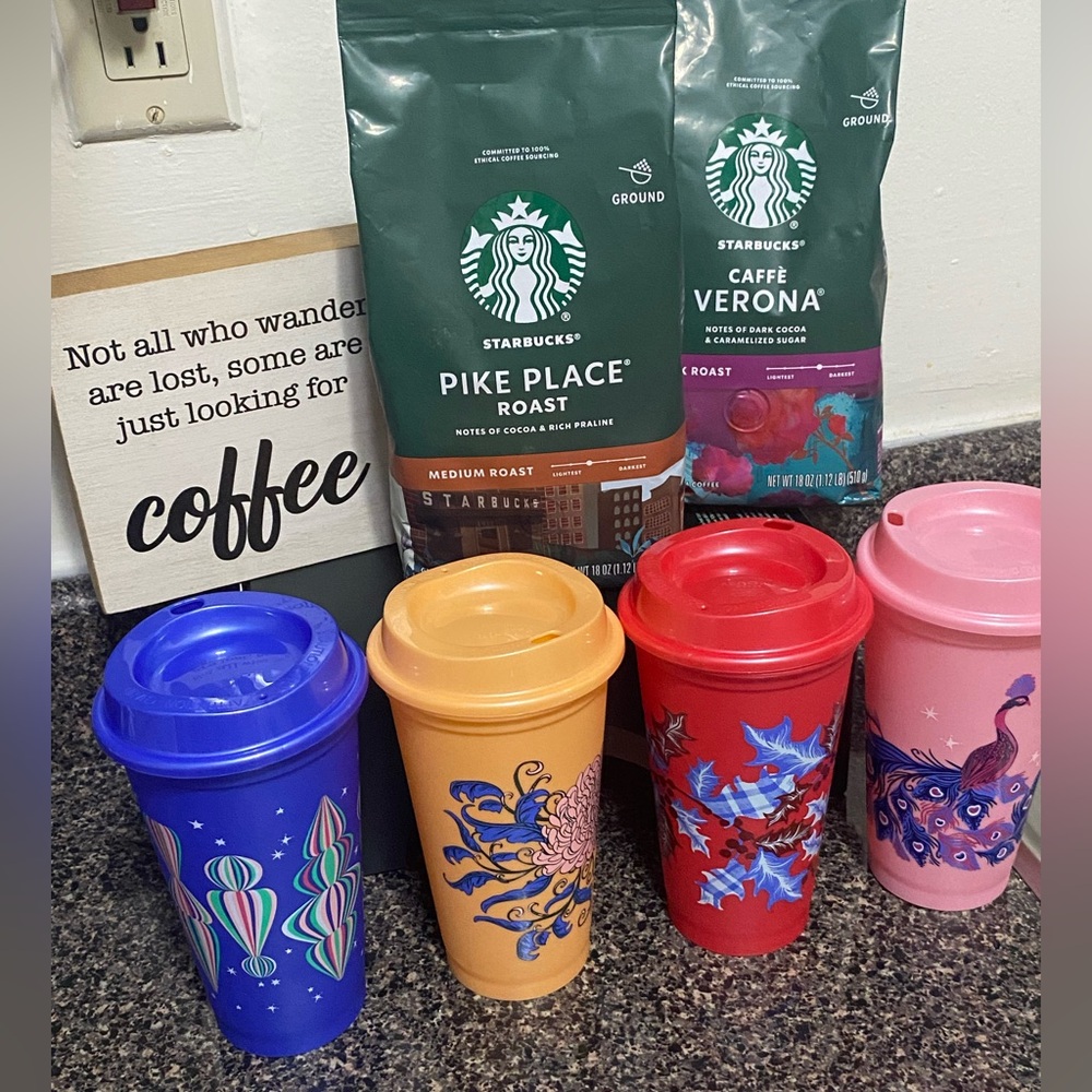 Starbucks Coffee with Cups